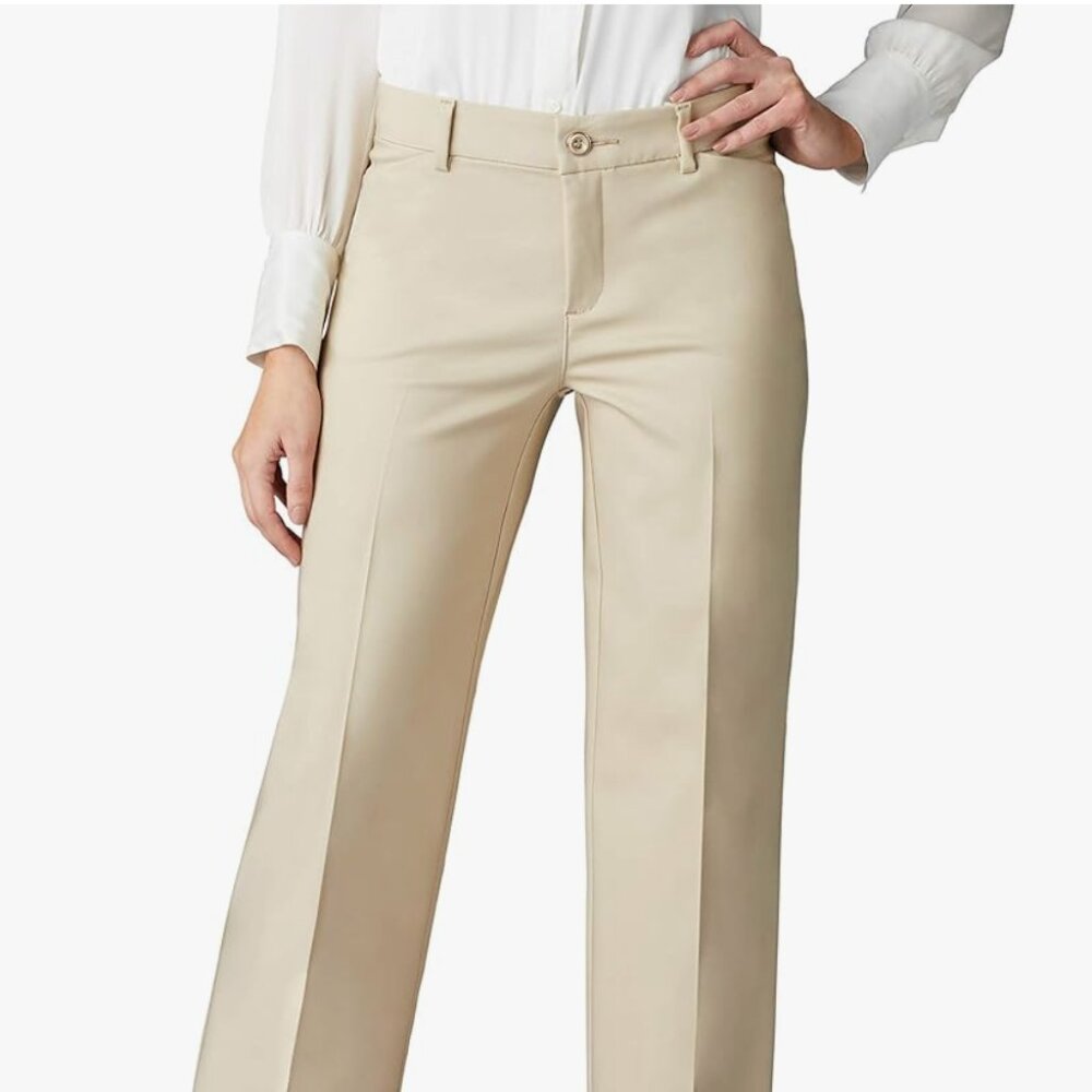 Lee Women's Ultra Lux Comfort with Flex Motion Trouser Pant in Bungalow Khaki